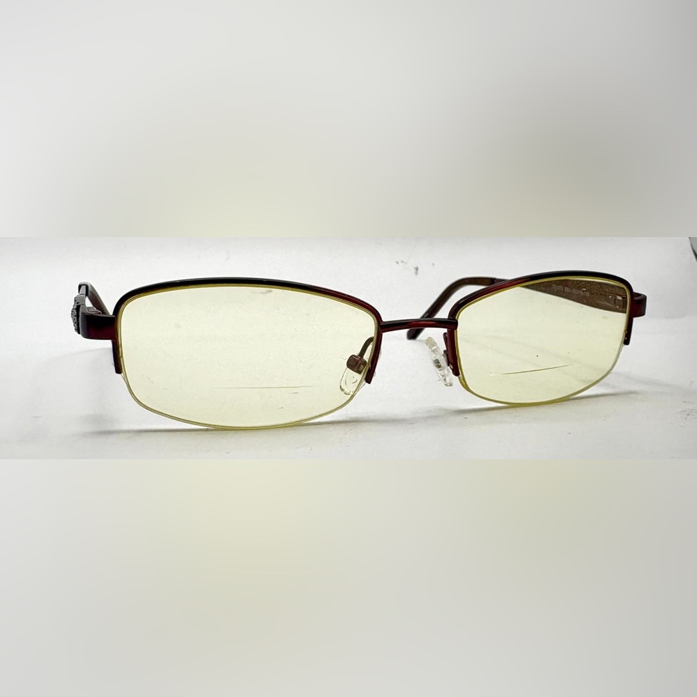 Catherine Deneuve CD279 Purple Oval Half-Rim Sunglasses Frames Only